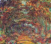 Claude Monet The rose way in Giverny painting